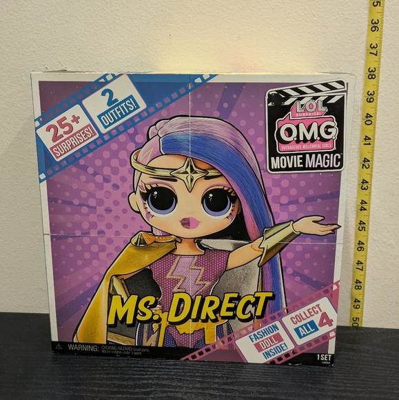 L.O.L. Surprise! Ms. Direct Doll with Purple and Gold Doll - Picture 1 of 8